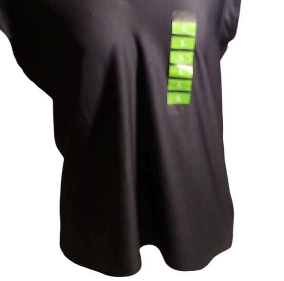 RBX - Flutter Sleeve, Split neck,  UPF 50+, Ribbed Women's Large Navy Blue Top - Picture 10 of 15